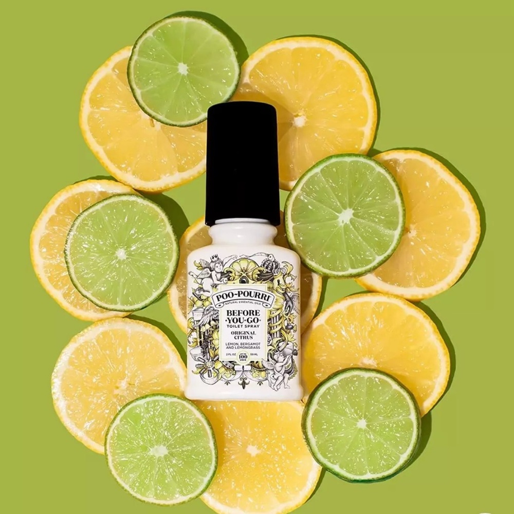 POO-POURRI Before-You-Go Original Citrus Toilet Spray - 4 oz each New